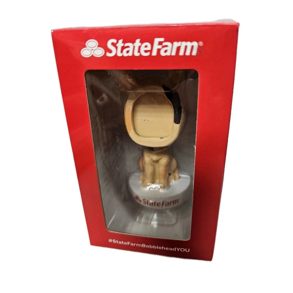 NEW State Farm Bobble Head You Figure Kitty‎ Cat Agent Rare Promo Giveaway